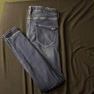 Dark wash Hollister skinny jeggins